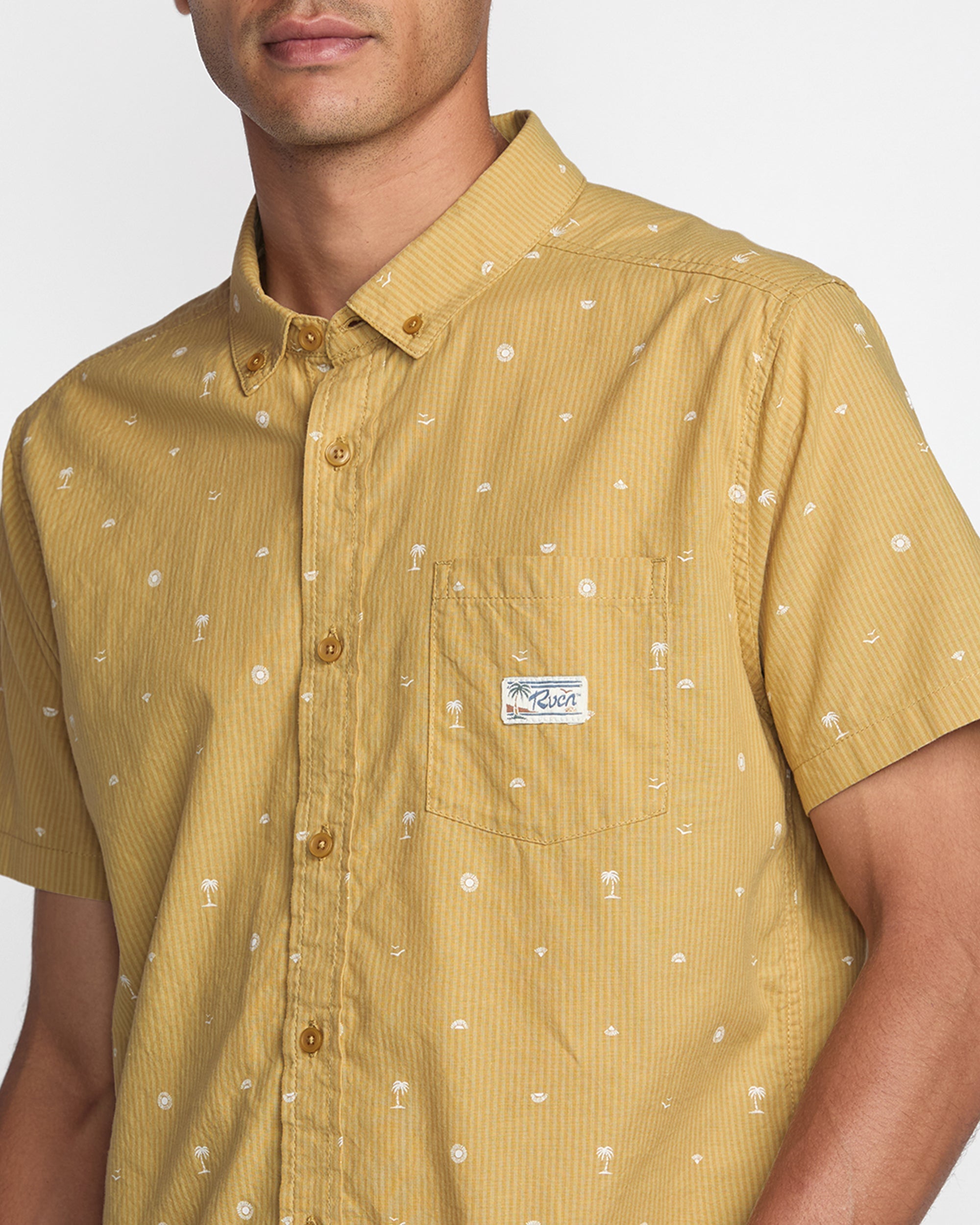 Exotica Seersucker Short Sleeve Shirt - Image 3