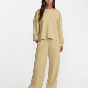 Glory Waffle Split Pant