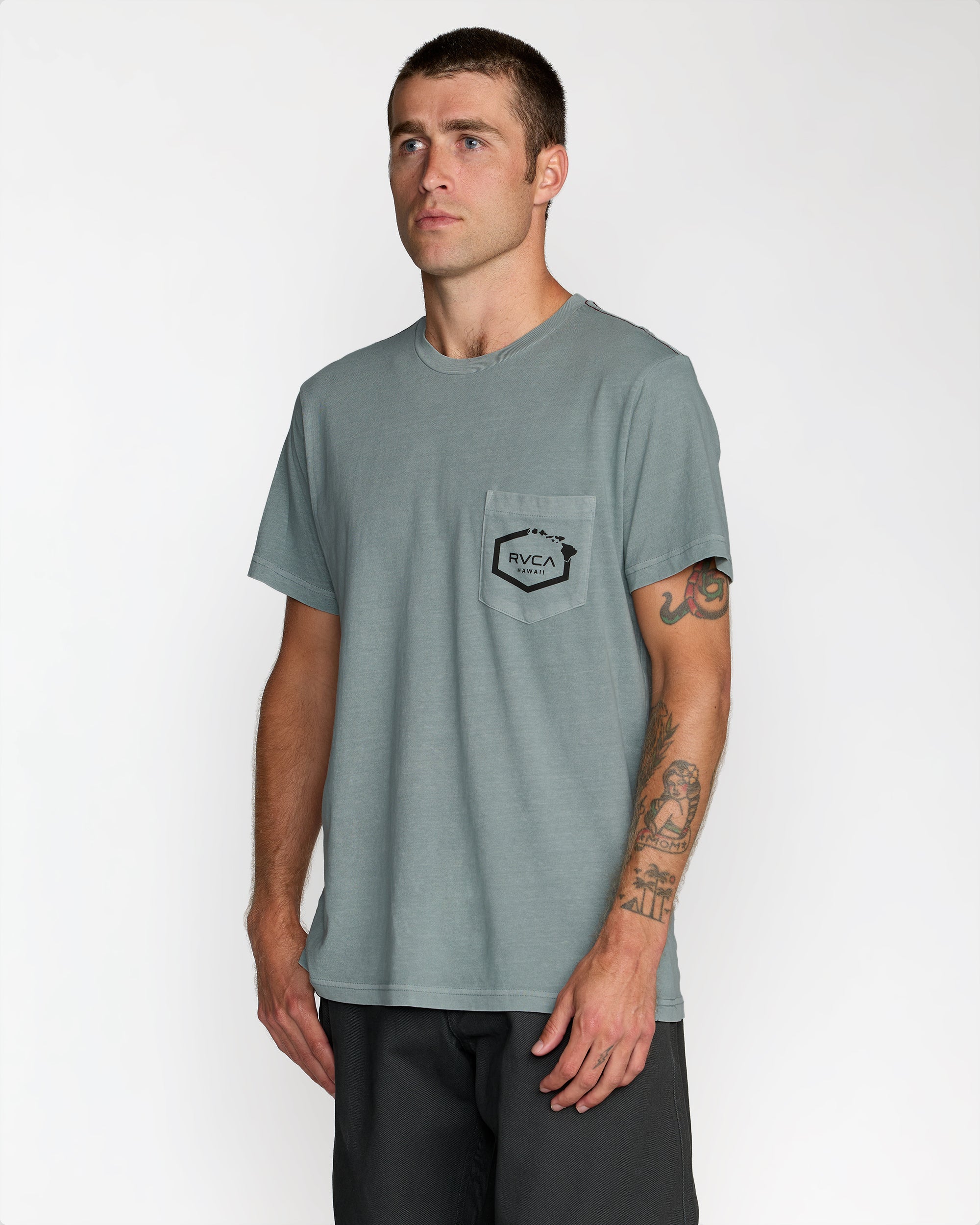 Island Hex Pocket Short Sleeve Tee - Image 3