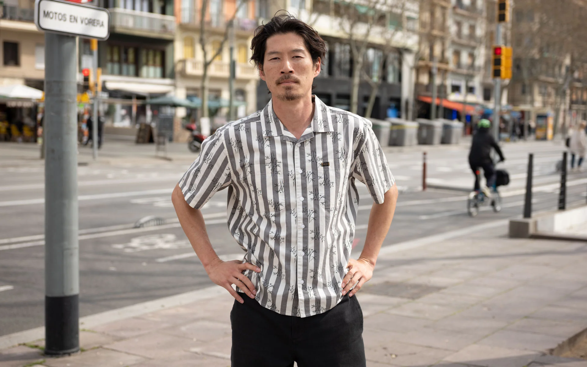 Men Striped Shirt Hero Banner